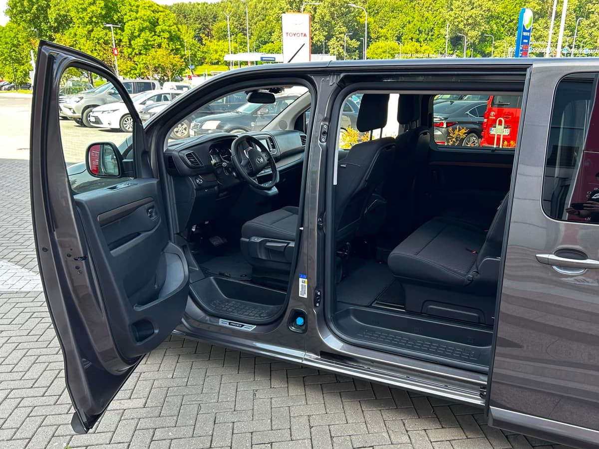 Toyota Proace Verso 2023 sedynes