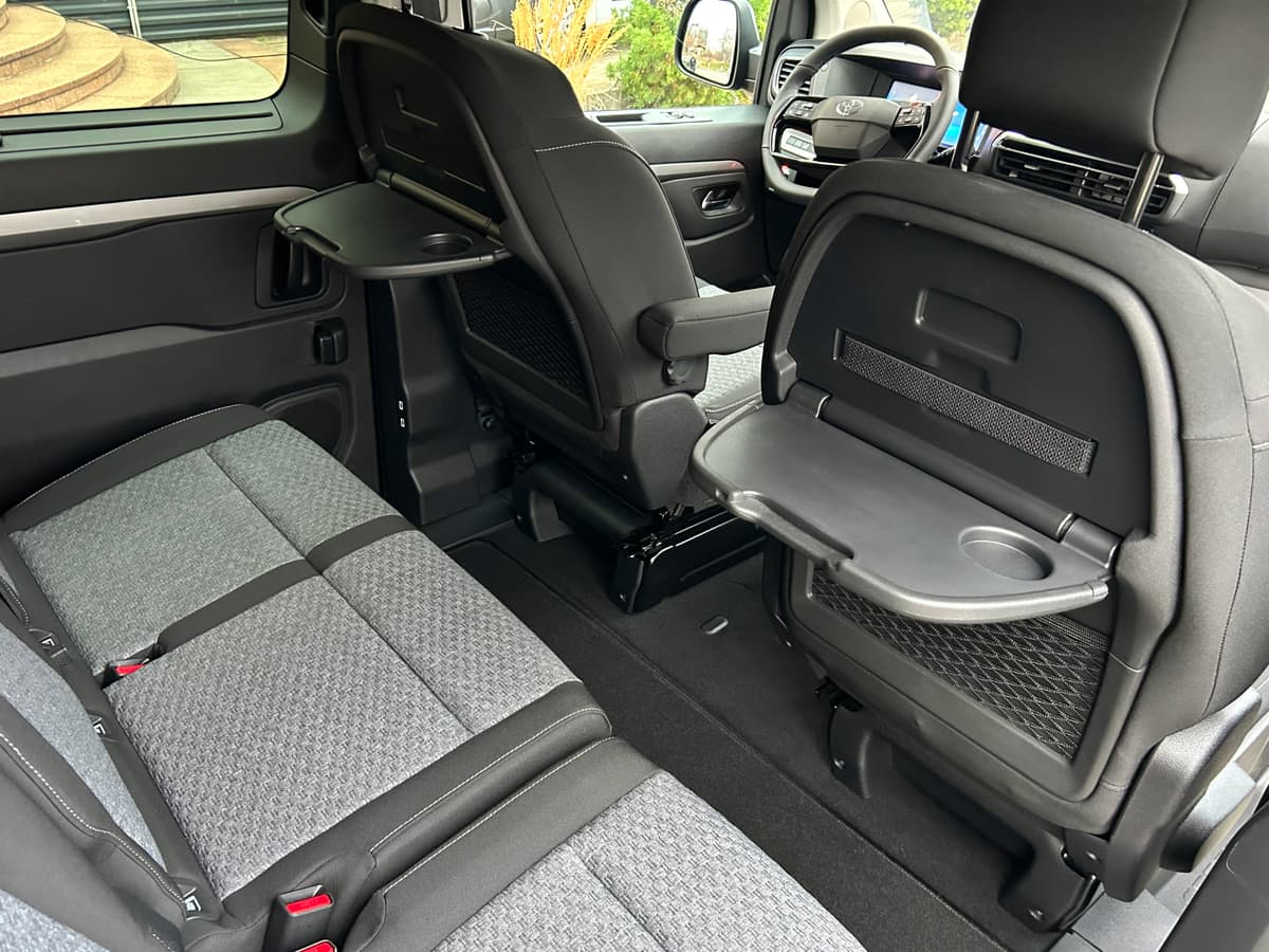 Toyota Proace Verso 2025 sedynes